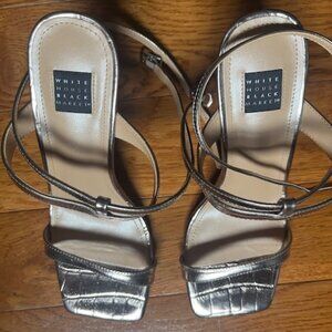 WHBM Strappy Wedges